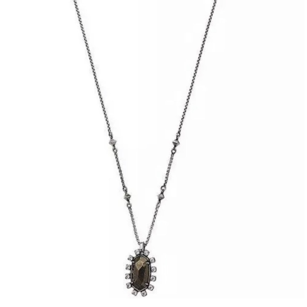 Kendra Scott BRETT Pyrite Rhinestone Necklace